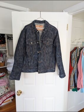 Naked And Famous 18oz Big Slub Selvedge Denim Jacket - Large